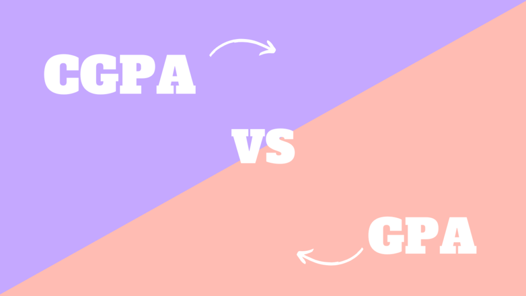 CGPA vs GPA