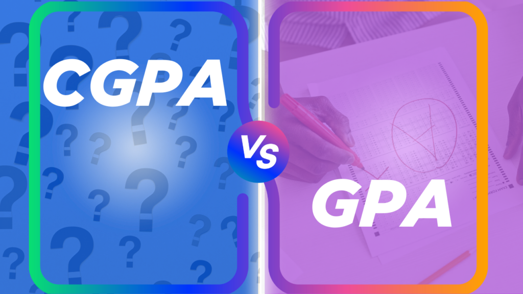 CGPA vs GPA