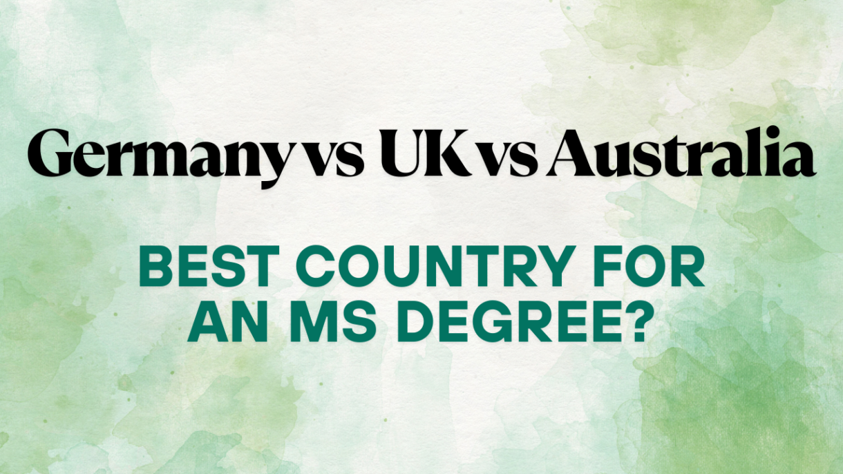 Germany vs UK vs Australia